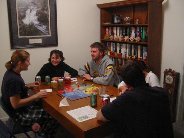 Party at my house.