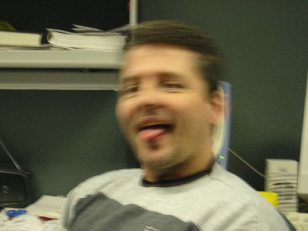 Brian at work.