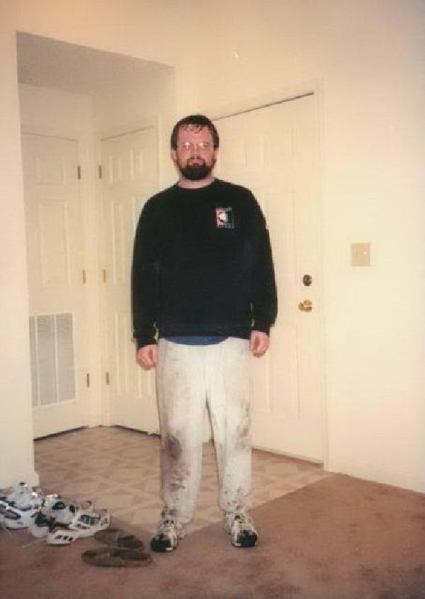 After a January muddy football game.