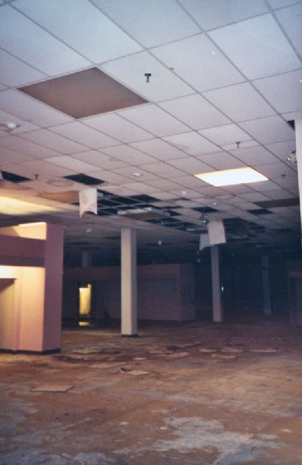 Abandonded mall tiles.