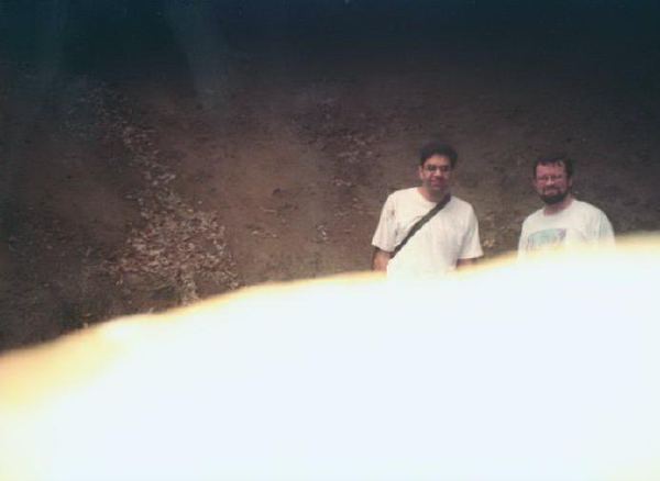 Majid and me hiking.