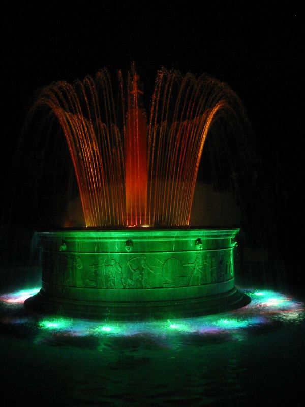 A fountain.