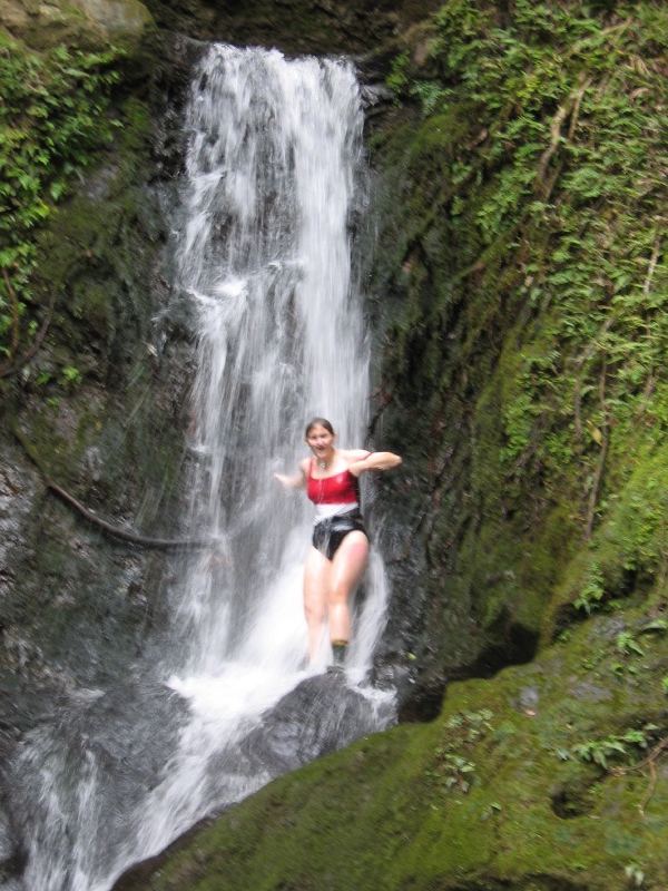 And a waterfall.
