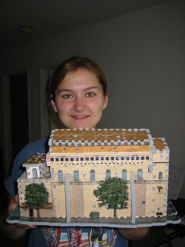 A 3D puzzle made by my Melissa.