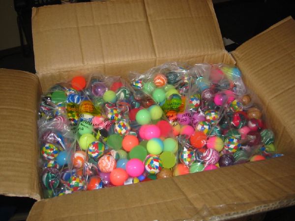 2000 superballs....