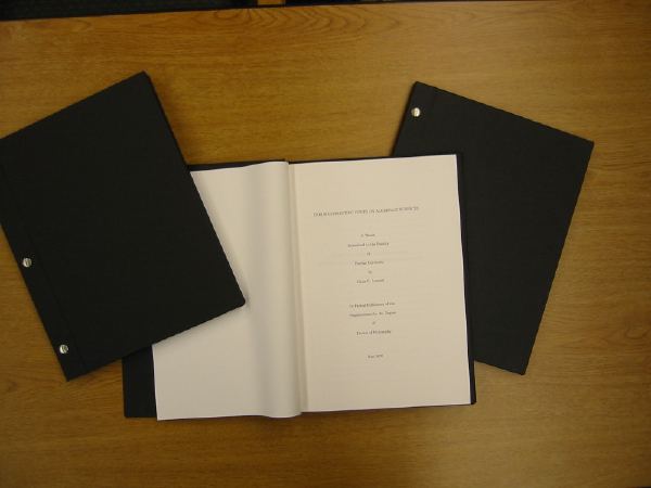 My thesis.