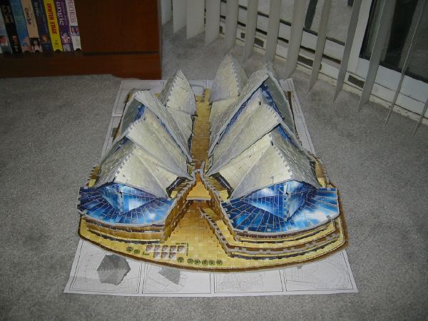 Another 3D puzzle made by Melissa.